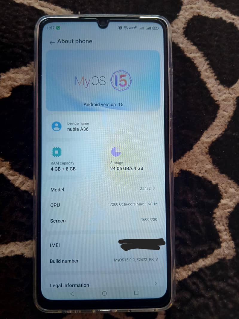 Zte A36 3