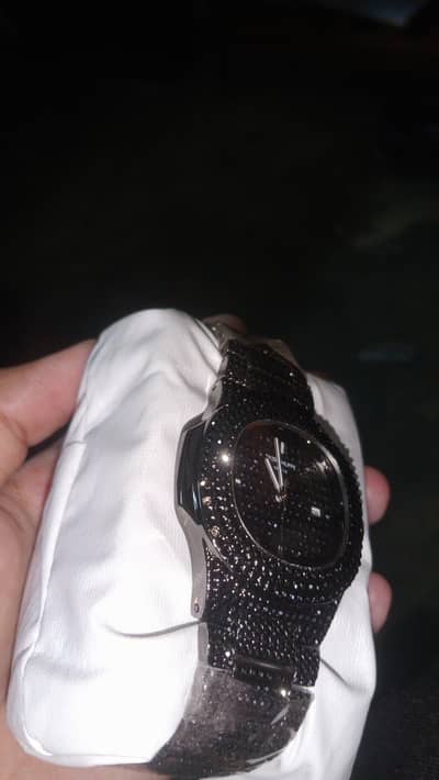 Patek Philippe Nautilus Iced Out (Black Diamond / Stone Edition)
