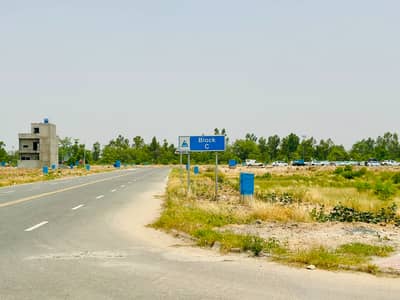Corner Plot for Sale in LDA City C Block Canal Facing | Direct Khunjerab Road Access | Prime Investment Opportunity
