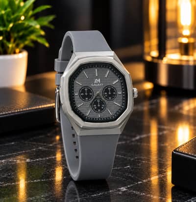 Grey Colour AM, Glaxy Brand Mens Watch