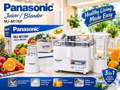 Panasonic Juicer Set 3 in 1 Heavy duty commercial