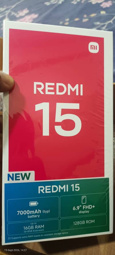 Xiaomi Redmi 15 Box Pack