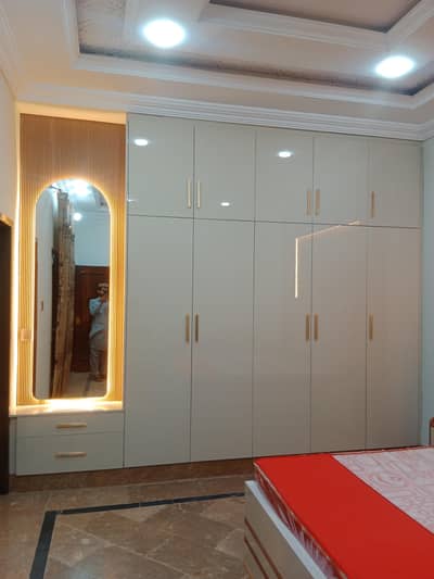 wood carpenter wardroom bedroom kitchen and media wall