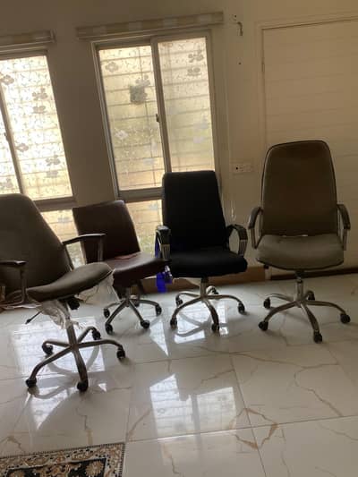4 chairs in usable condition