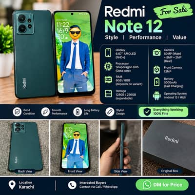 Xiaomi Redmi Note 12 128 GB 8 GB