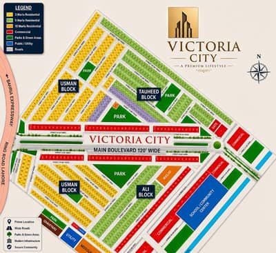 5 Marla Plot For Sale In Victoria City