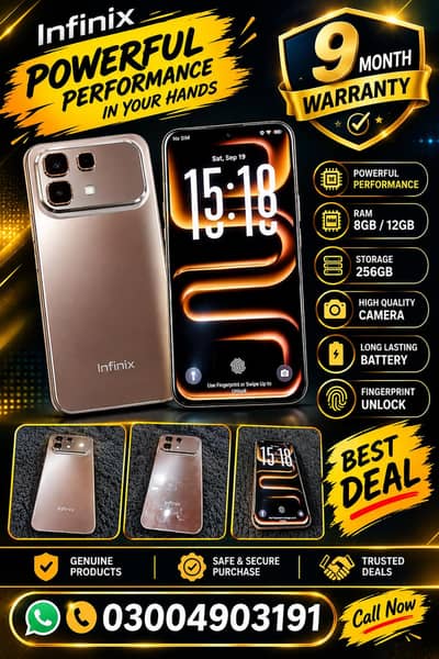 Infinix Note 60 Pro 9month warranty