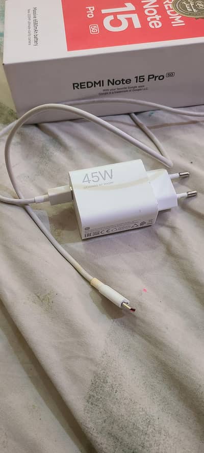 xiaomi redmi charger 45 watt with cable original
