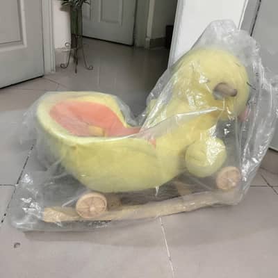 Kids duck with tyres & seesaw