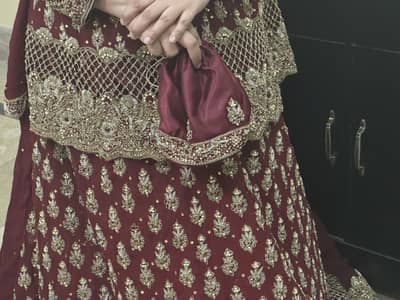 Lehnga Choli Chiffon Barat dress for Sale