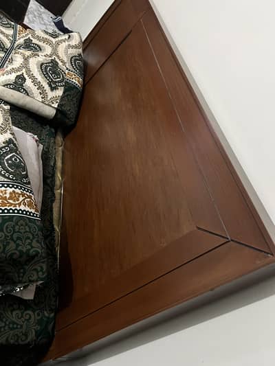 Bed with side tables