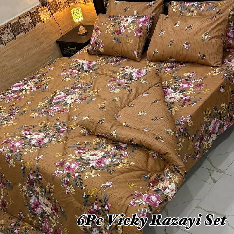 6 PC  Razai Set 2