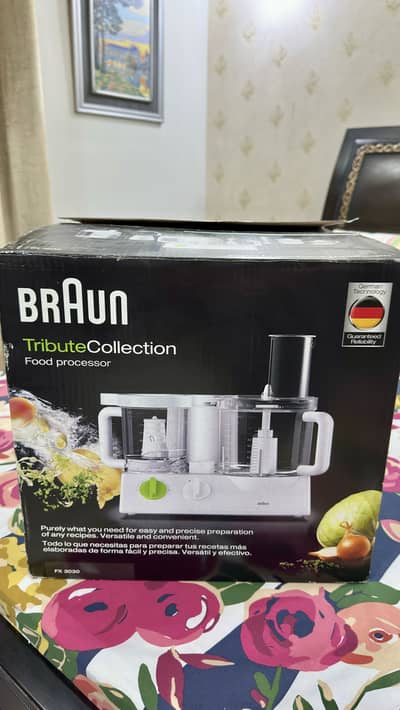 BRAUN Tribute Collection Food Processor FX3030 (Brand New!)