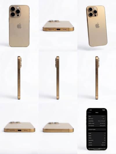 iPhone 16 Pro Max – Desert Titanium (256 GB) – Mint Condition
