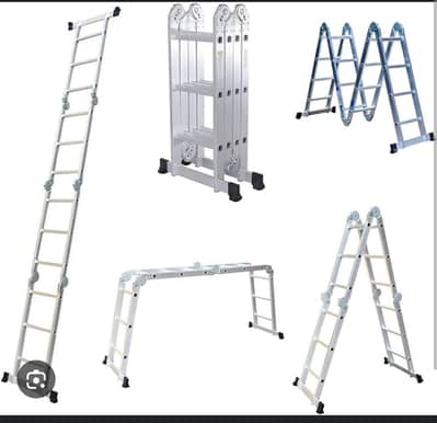 Aluminum Folding Ladder - 16 Feet