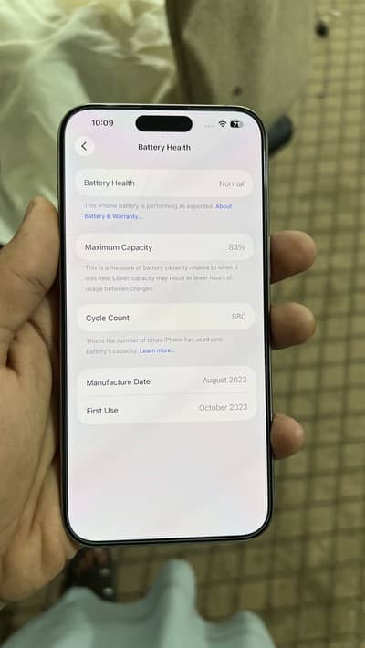 Iphone 15pro max natural titanaim