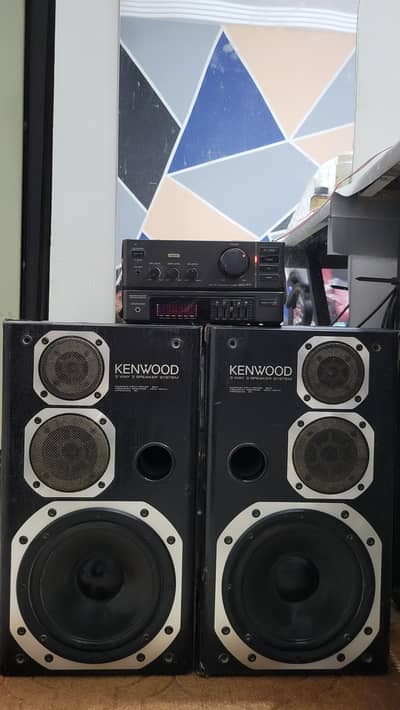 KENWOOD VINTAGE 3-WAY SPEAKER SYSTEM