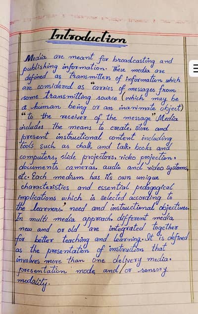 Neat & Fast Handwriting - Assignments / Project Services