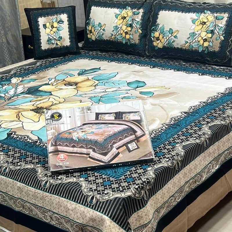 4 PC Bed Sheets 4