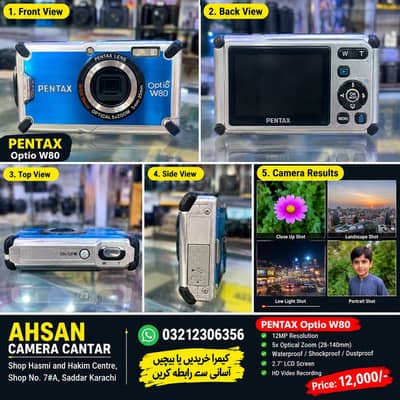 Digital camera full 10/10 one year Shop warranty 12000/= 03212306356