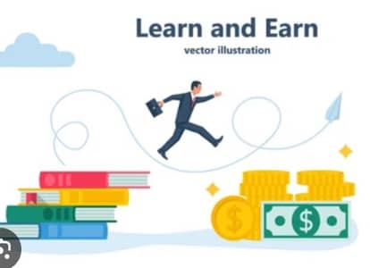 Advertising watching adds posting work