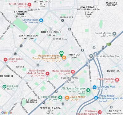 Prime Location 2000 Square Yards Amenity Plot For Sale In Federal B Area - Block 18 Karachi
