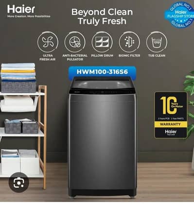 brand new Haier automatic washing machine