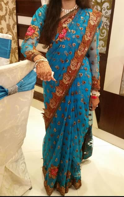 Embroidered Saree