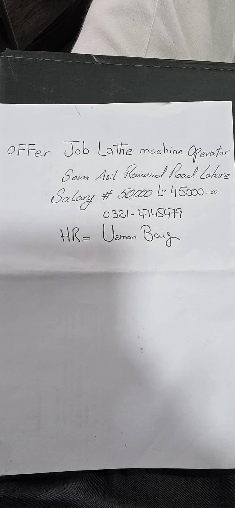 lathe Operator 0