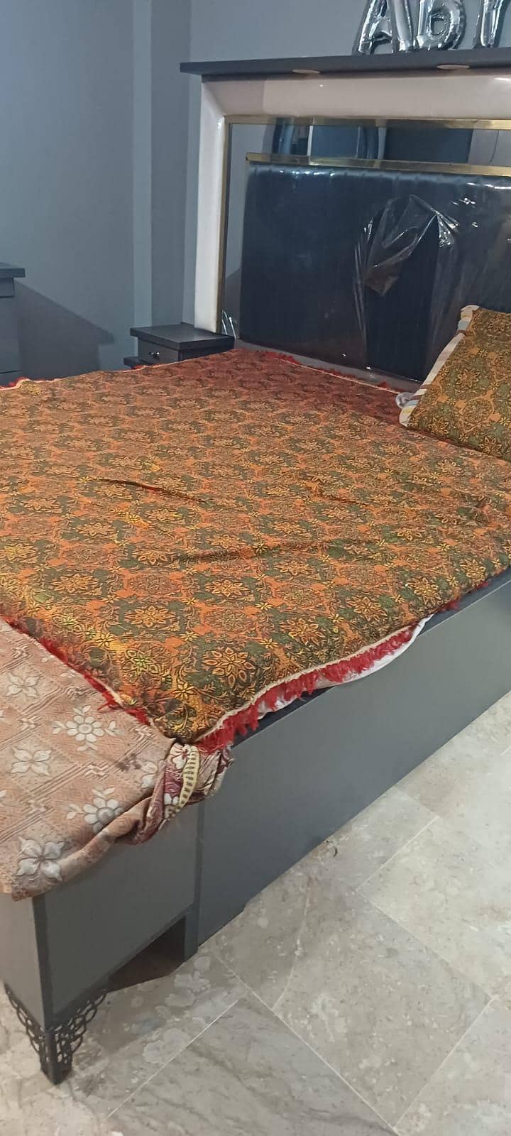 Bed & dresser 1