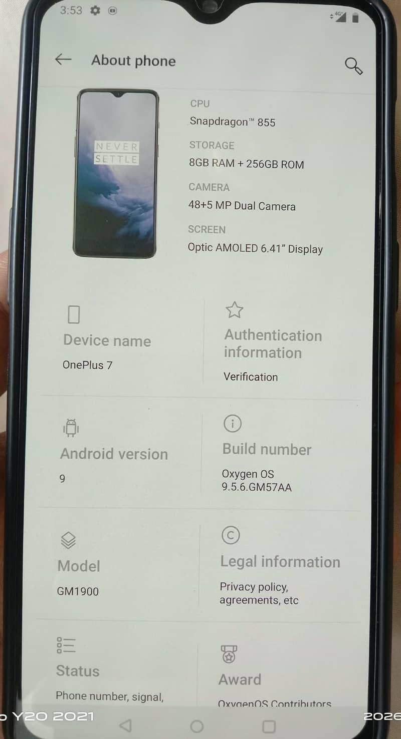 One Plus 7 4