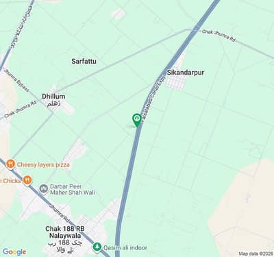 4.5 Acre Land Near Downtown Canal Expressway Faisalabad