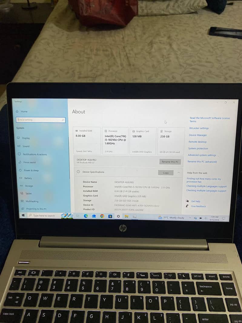 hp probook 9/10 condition 7