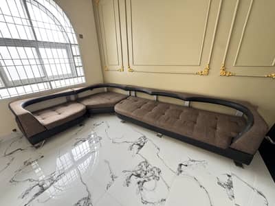 Modern style L shape Sofa set 7 seaters