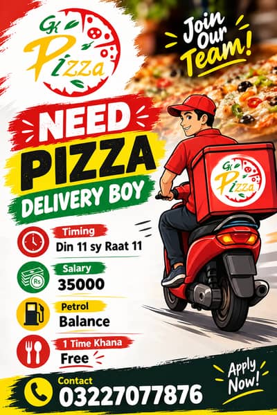 Job in Islamabad, 03013064623