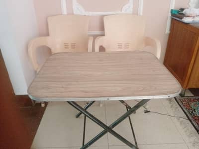 plastic chairs