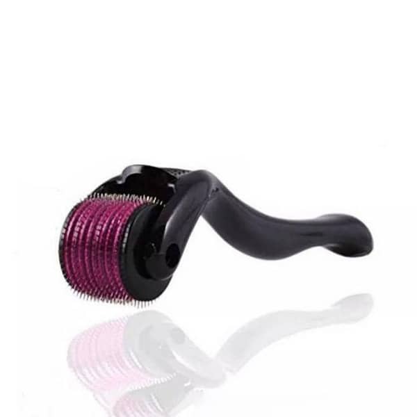 Derma Roller 0.5mm with Hard Acrylic Box| 540 Micro Needles for Hair Growth, Facial Skin Therapy, Anti-Aging, Acne Scars, Wrinkles, and Stretch Marks Removal| Skin Care Beauty Tool for Men and Women