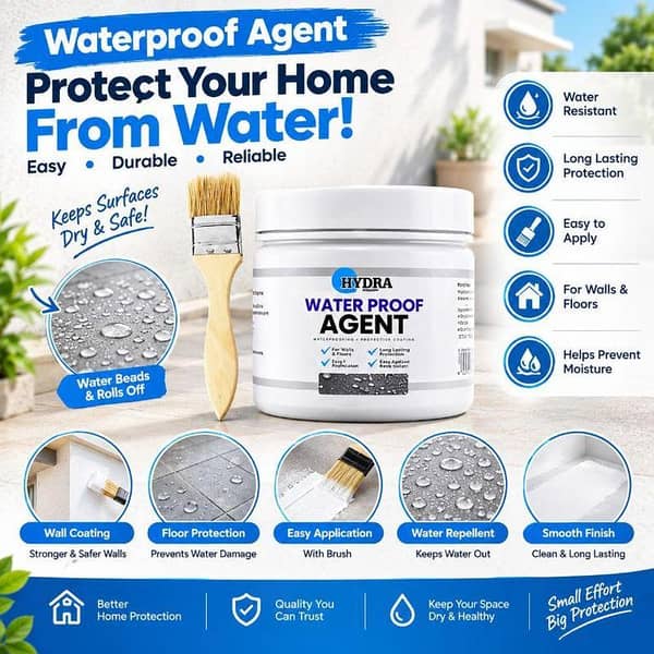 Hydra Waterproof Agent | Instant Water Tight Sealing Solution for Wall & Floor |. . .