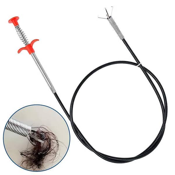 High Quality Drain Cleaner wire Clog Remover Sewer Dredging Device kitchen Sink Grabber Claws Bathroom Drain opener wire drain snake pipe cleaner