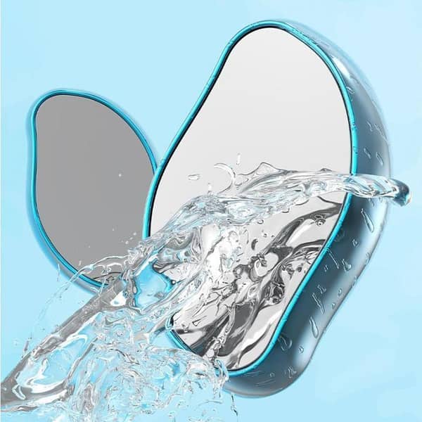 Magic Crystal Hair Remover| Painless Crystal Hair Eraser Stone| Portable Reusable Nano Glass Manual Epilator Depilation Beauty Tool for Men Women's Under-arms, Hands, Legs, Bikini, and Body Care Grooming