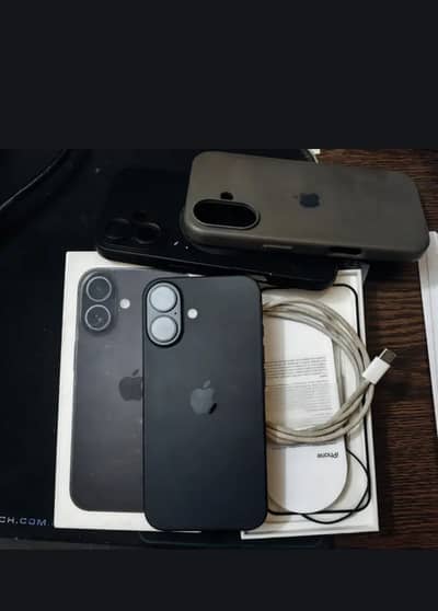 Apple iPhone 16 jv with box 100% health