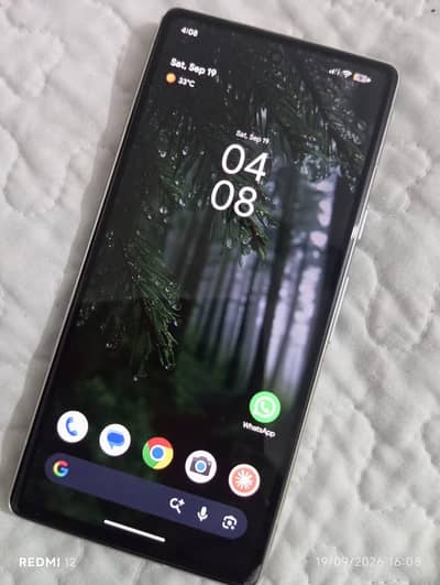 Google Pixel 7a 128GB White PTA Approved + Free Wallet Case