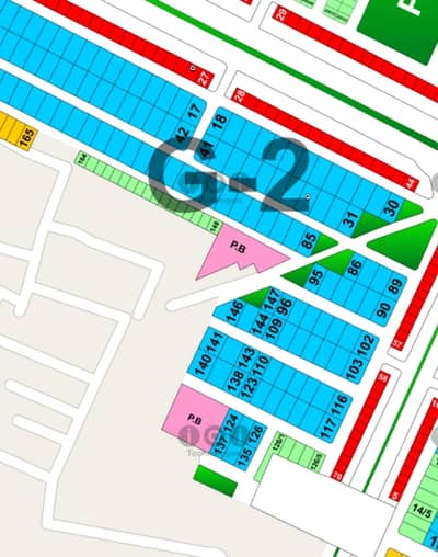 1 kanal plot for sale in G2 block