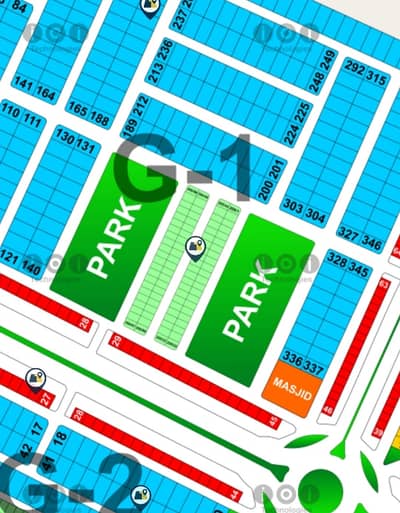 1 kanal plot for sale in G1 block