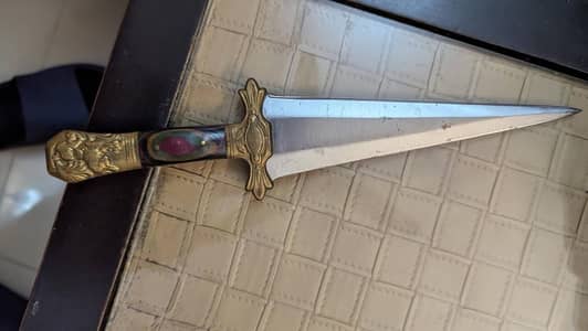 Vintage ornate decorative dagger