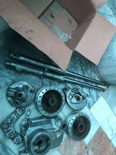 Honda CD 70 Genuine Used Parts-Shocks, Hubs & Brake Parts