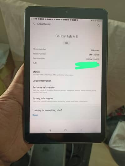Samsung Galaxy tab a 8 2018