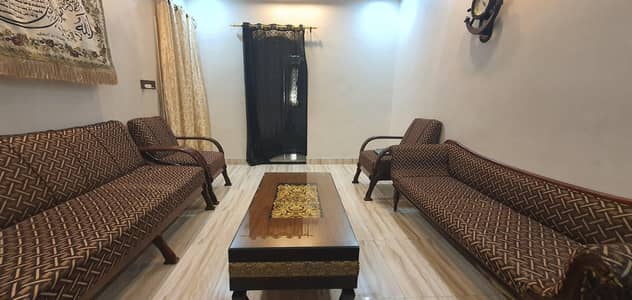 make your room elegant with pure wood safo set and center table