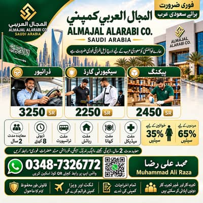 Computer operator jobs , Factory Workers jobs , Jobs in saudia