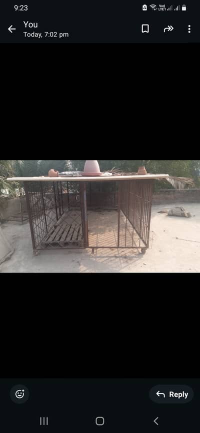 Pet cage folding
